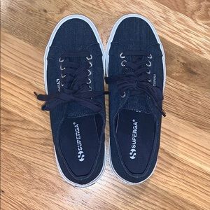 Women’s Navy Blue Classic Superga Sneakers